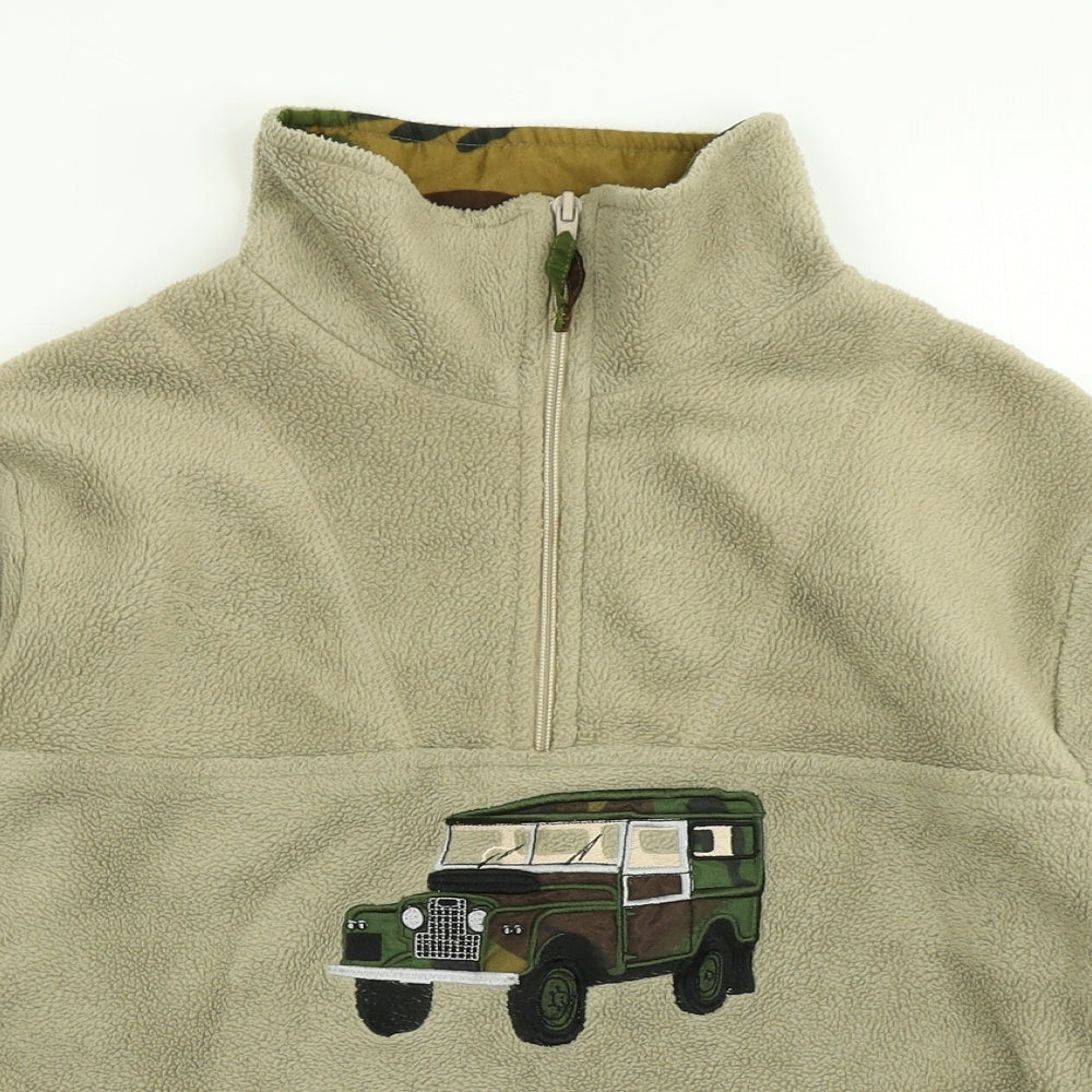 Shire Classics Boys Green  Fleece Pullover Sweatshirt Size L