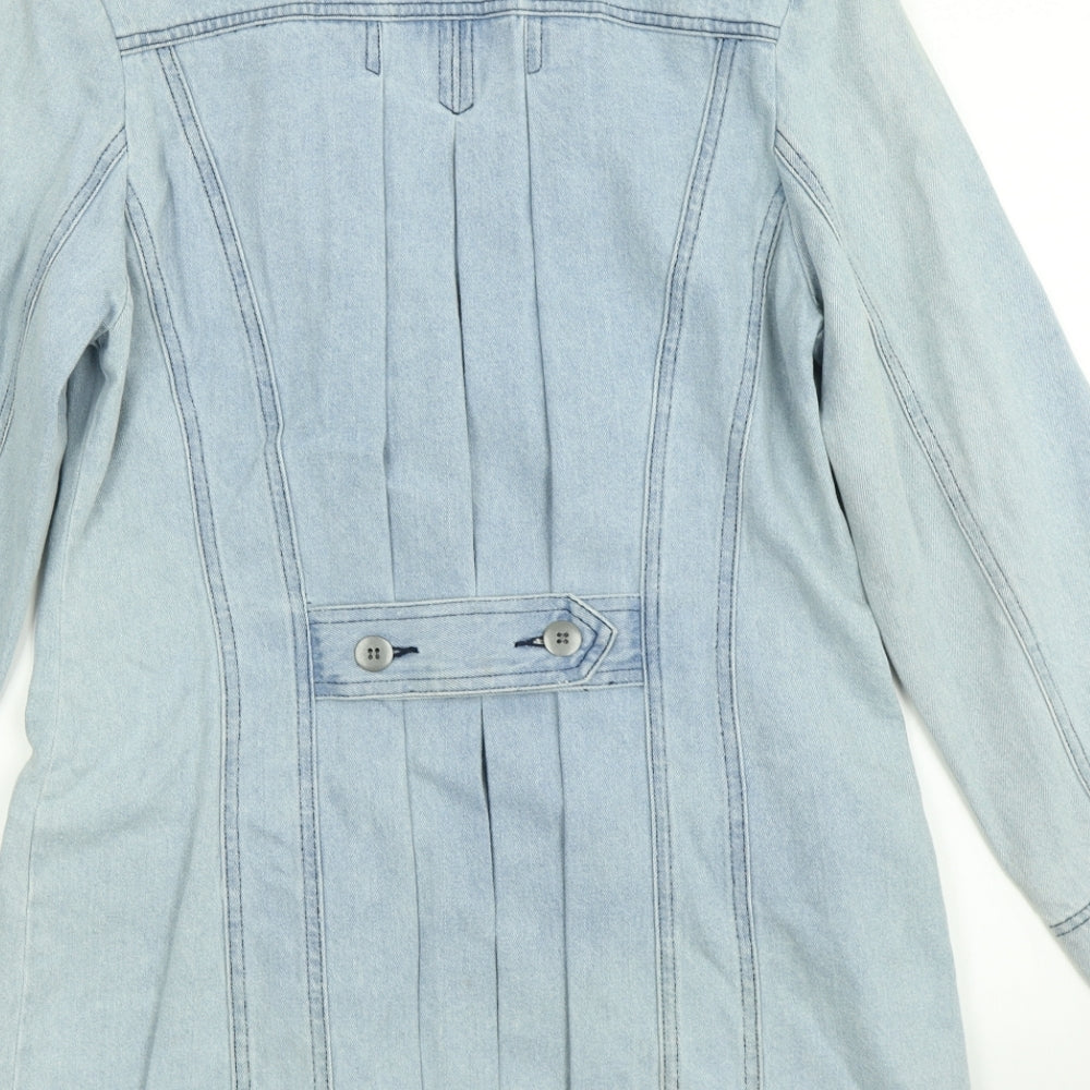 Together Womens Blue  Denim Jacket  Size 10