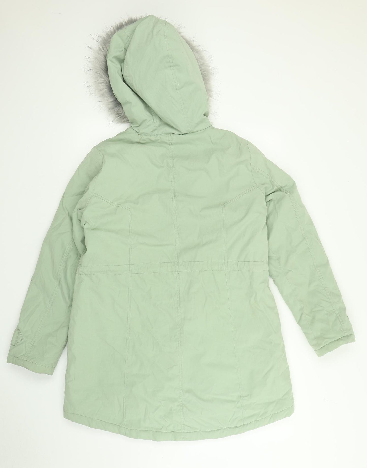 George Womens Green   Parka Coat Size M