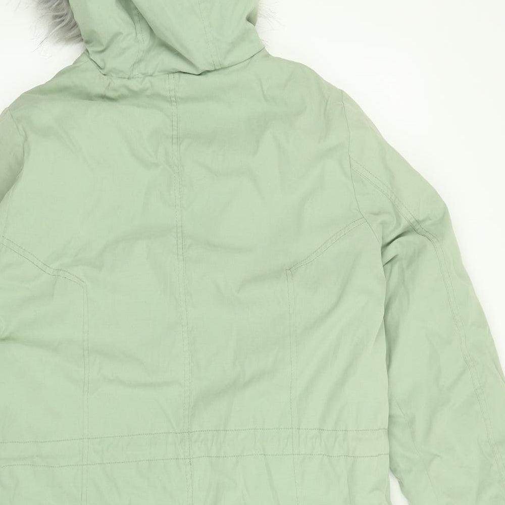 George Womens Green   Parka Coat Size M