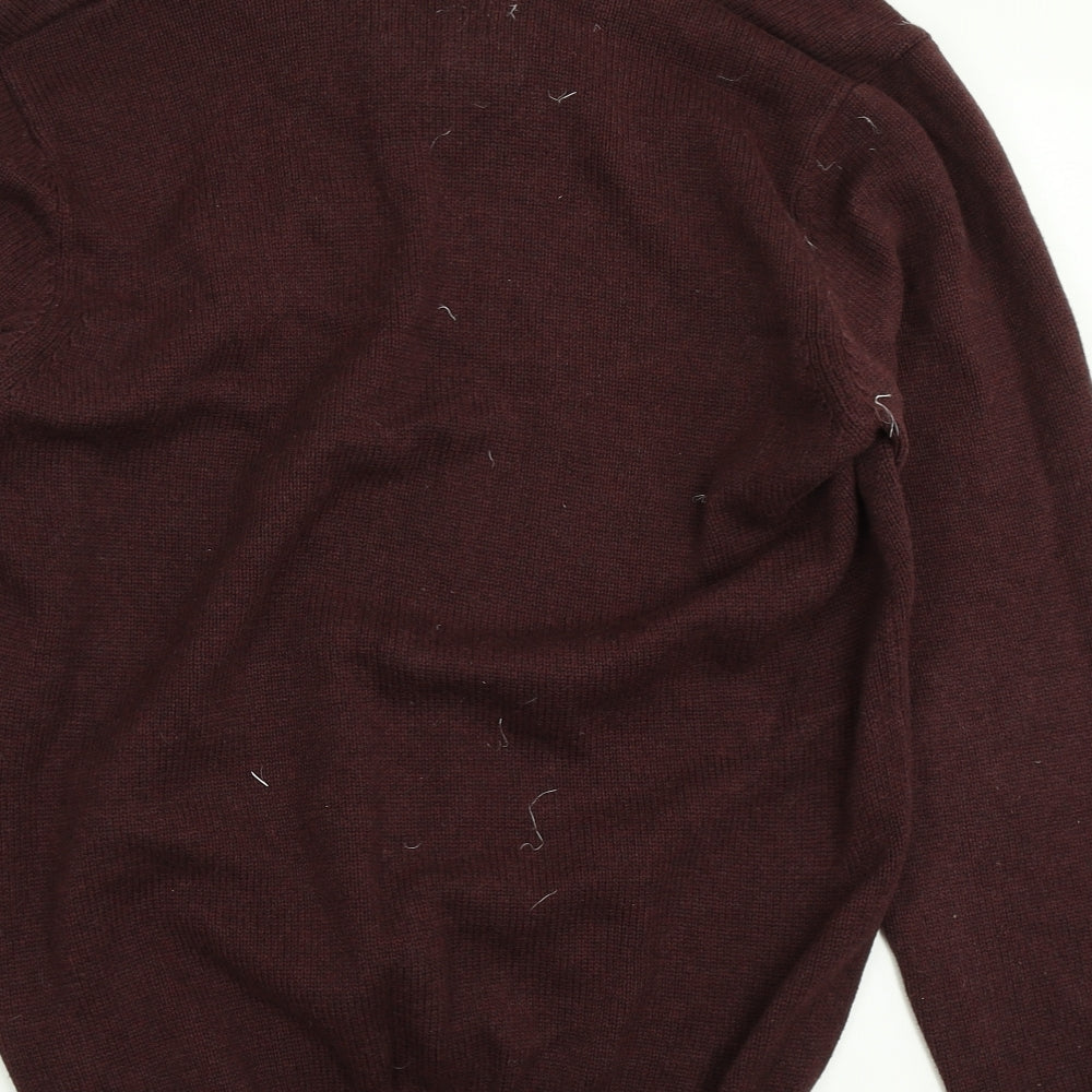 Blue Harbour Mens Purple  Knit Pullover Jumper Size L