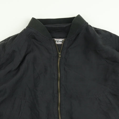 Henry Moreff Mens Grey   Bomber Jacket Coat Size S