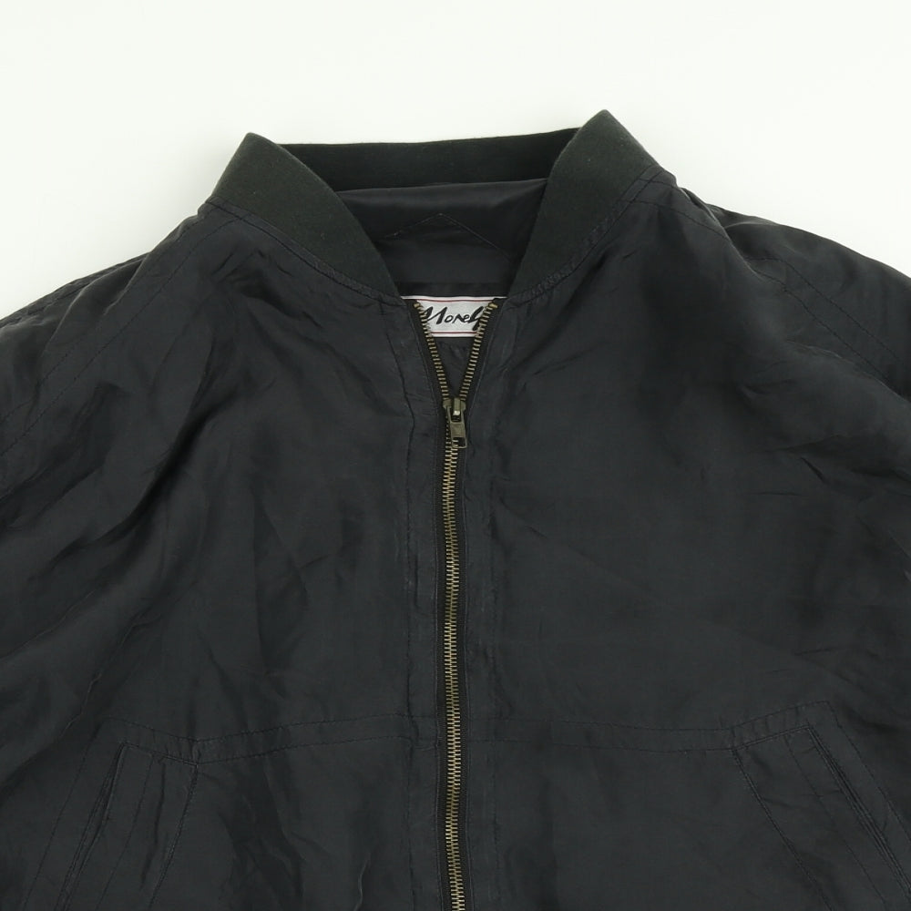 Henry Moreff Mens Grey   Bomber Jacket Coat Size S