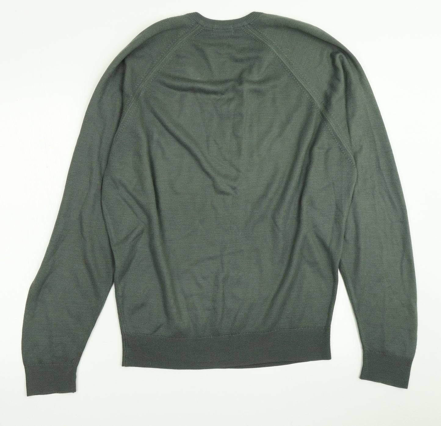 BHS Mens Green  Knit Pullover Jumper Size S