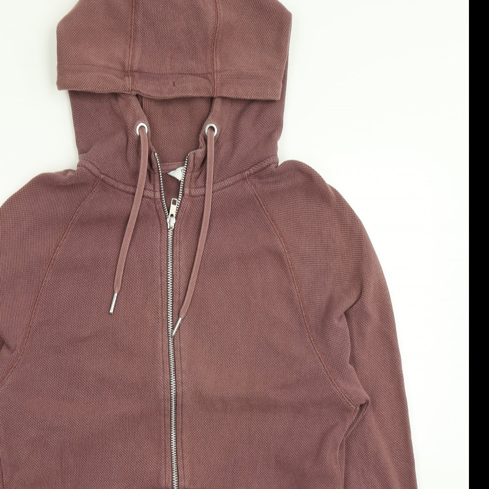 NEXT Mens Pink   Full Zip Hoodie Size XS