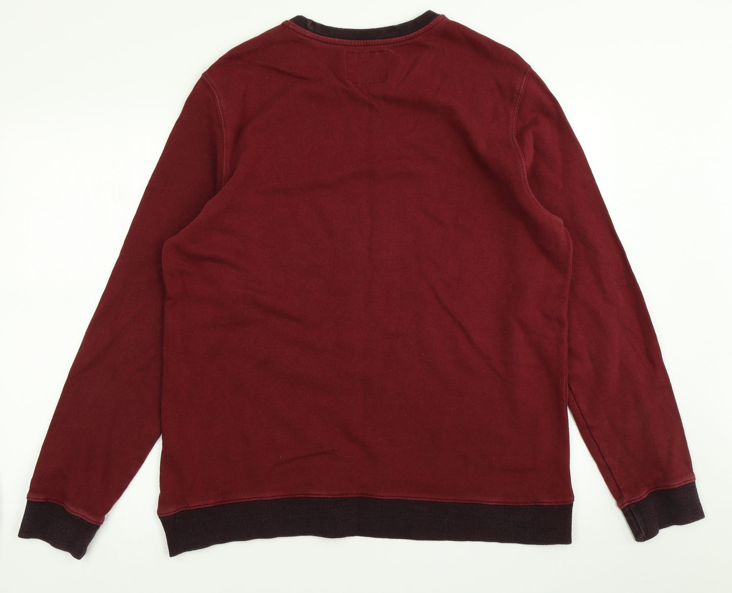 F&F Mens Red   Pullover Sweatshirt Size L