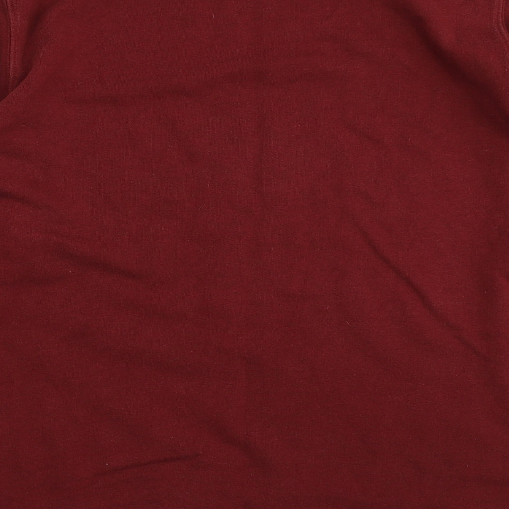 F&F Mens Red   Pullover Sweatshirt Size L