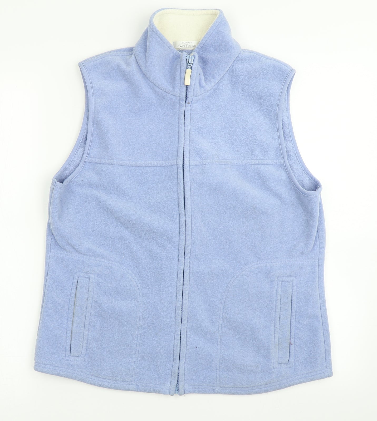 Marks & Spencer Womens Blue   Gilet Coat Size 12