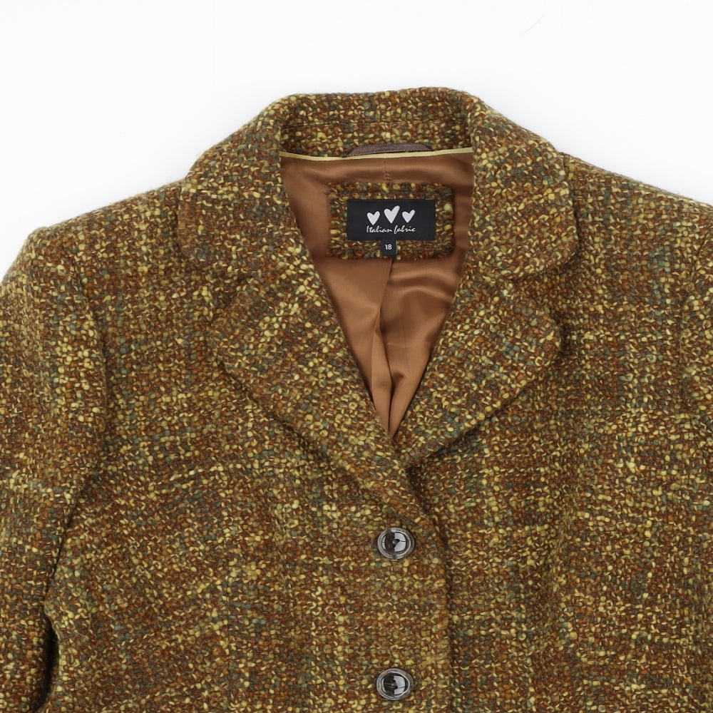 M&S Womens Brown   Jacket  Size 18