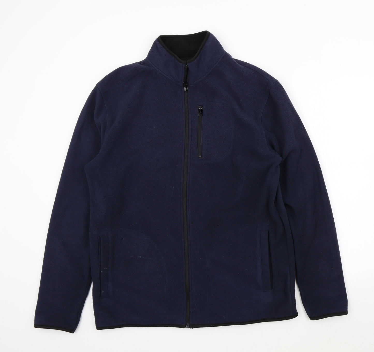 F&F Mens Blue   Full Zip Jumper Size L