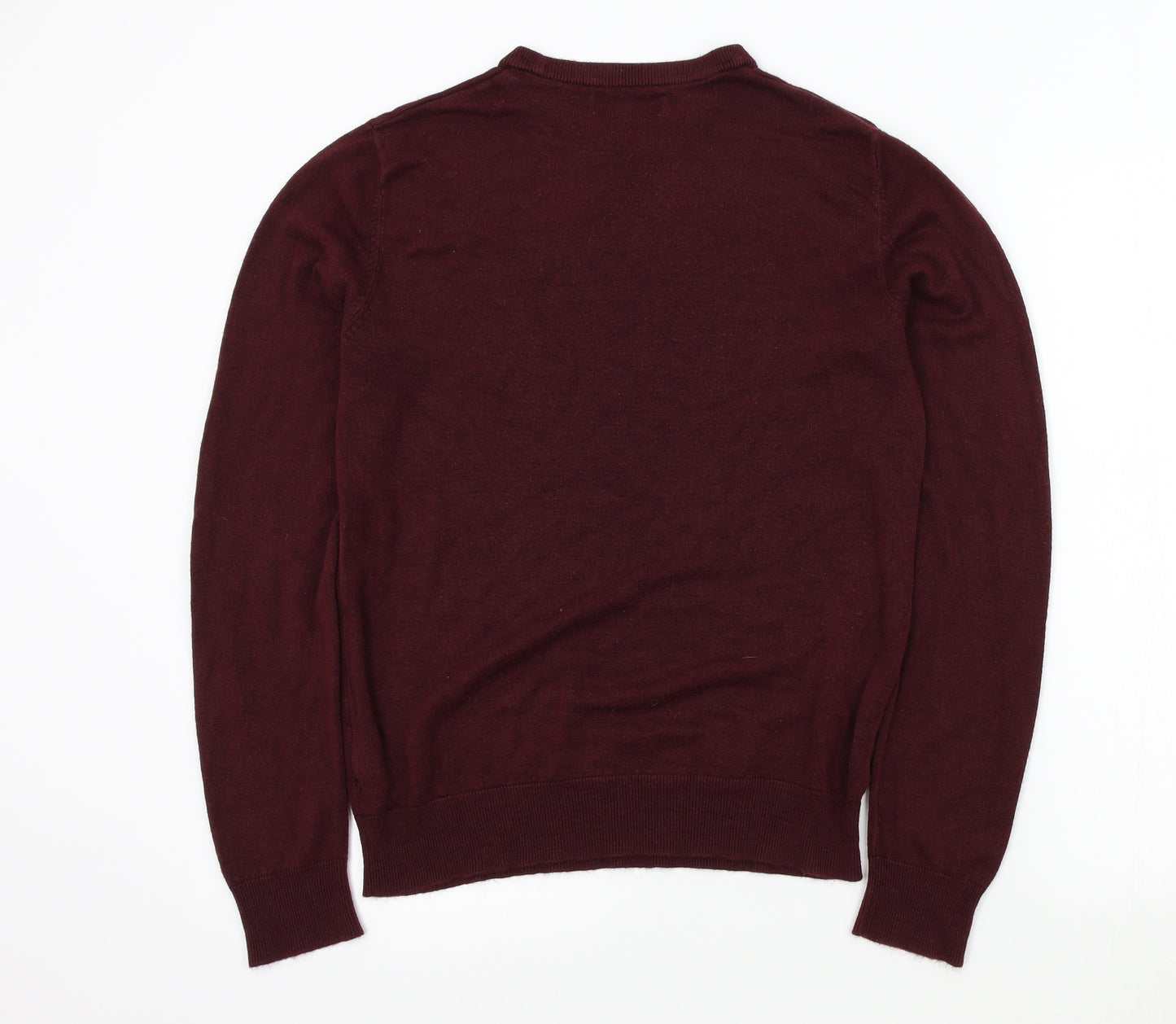 Primark Mens Red   Henley Jumper Size M