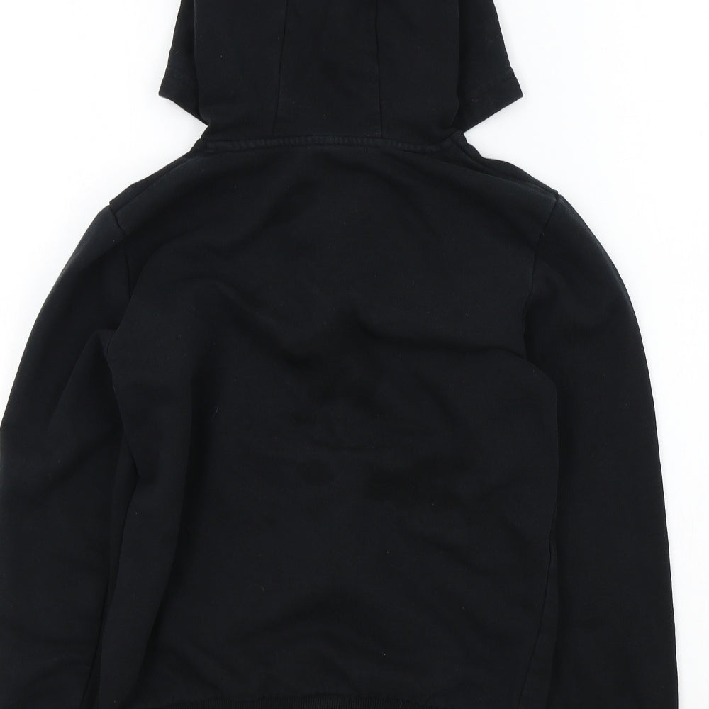 George Boys Black Colourblock  Full Zip Jumper Size 10 Years