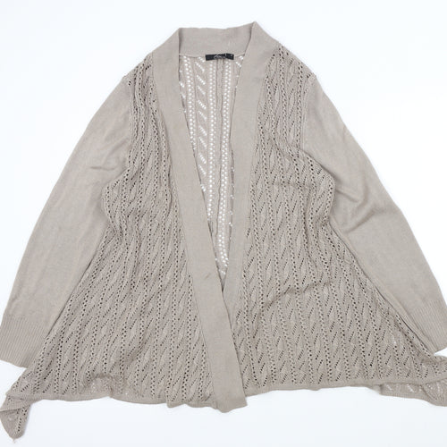 BM Womens Brown   Cardigan Jumper Size M