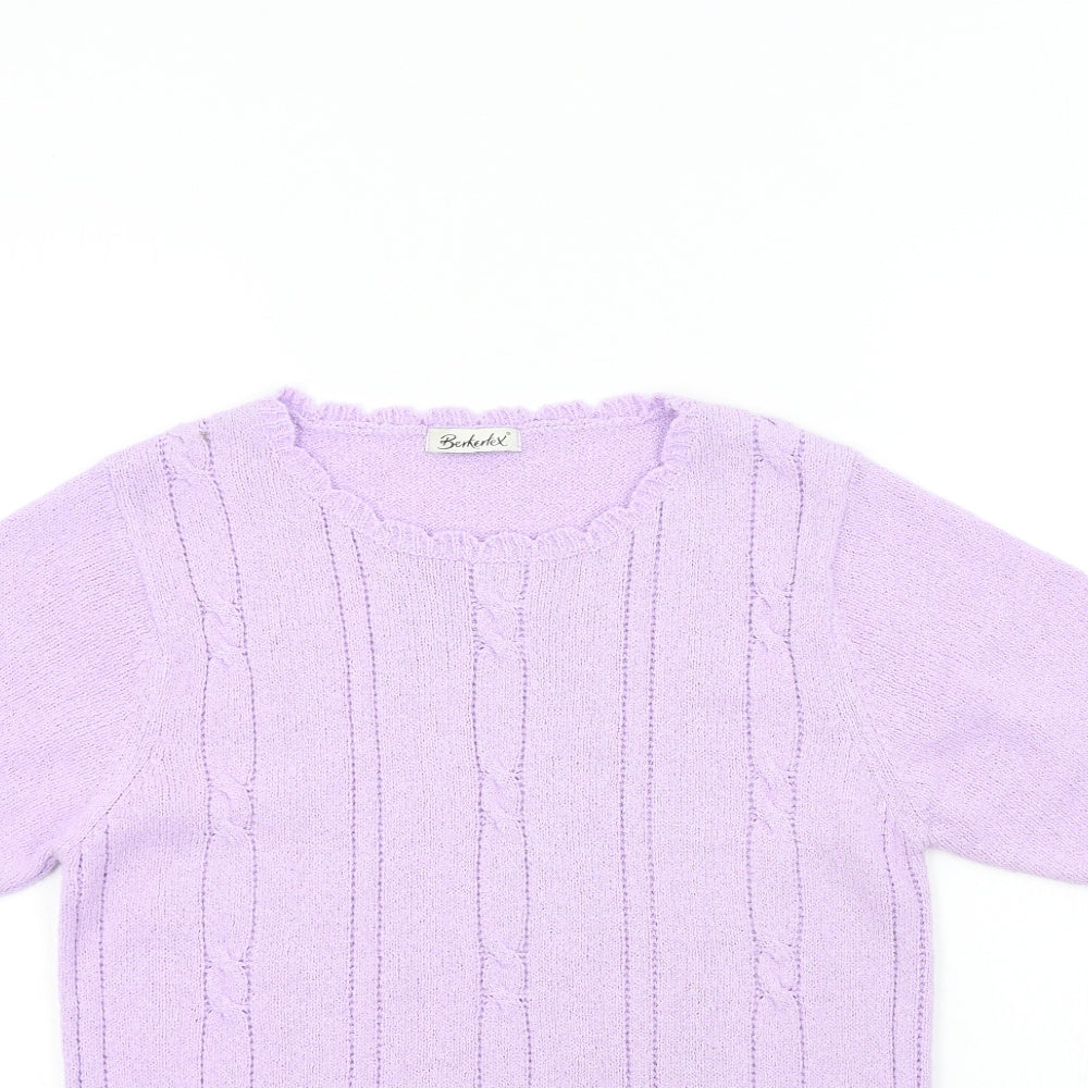 berkatex Womens Purple   Pullover Jumper Size 10