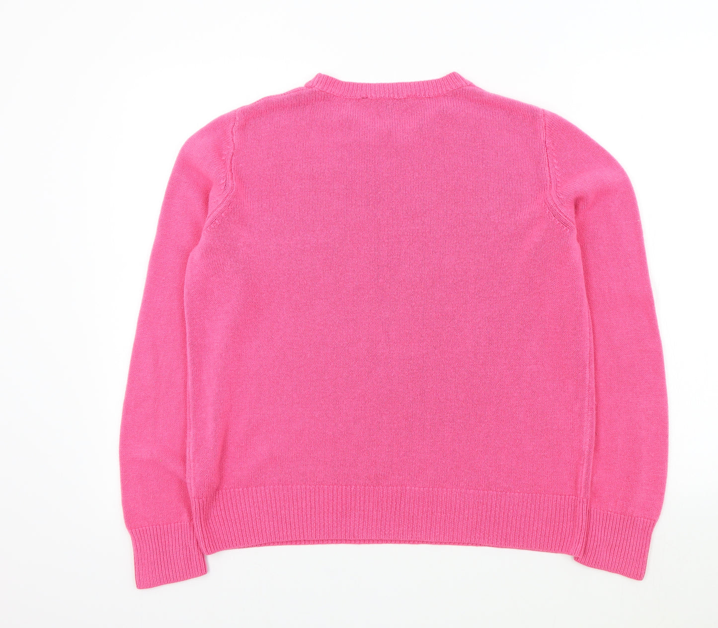 Love knitwear Womens Pink   Pullover Jumper Size 14