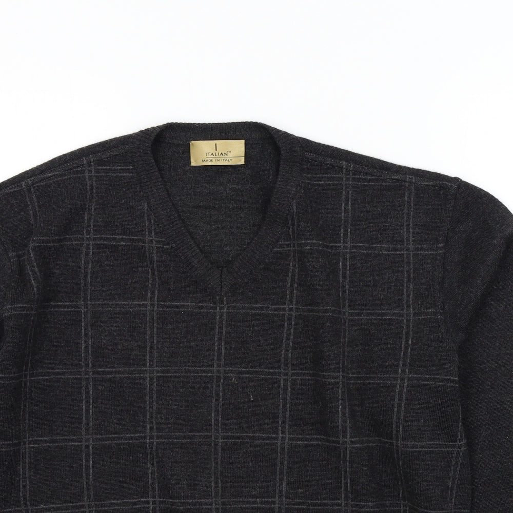 M&S Mens Grey   Pullover Jumper Size M