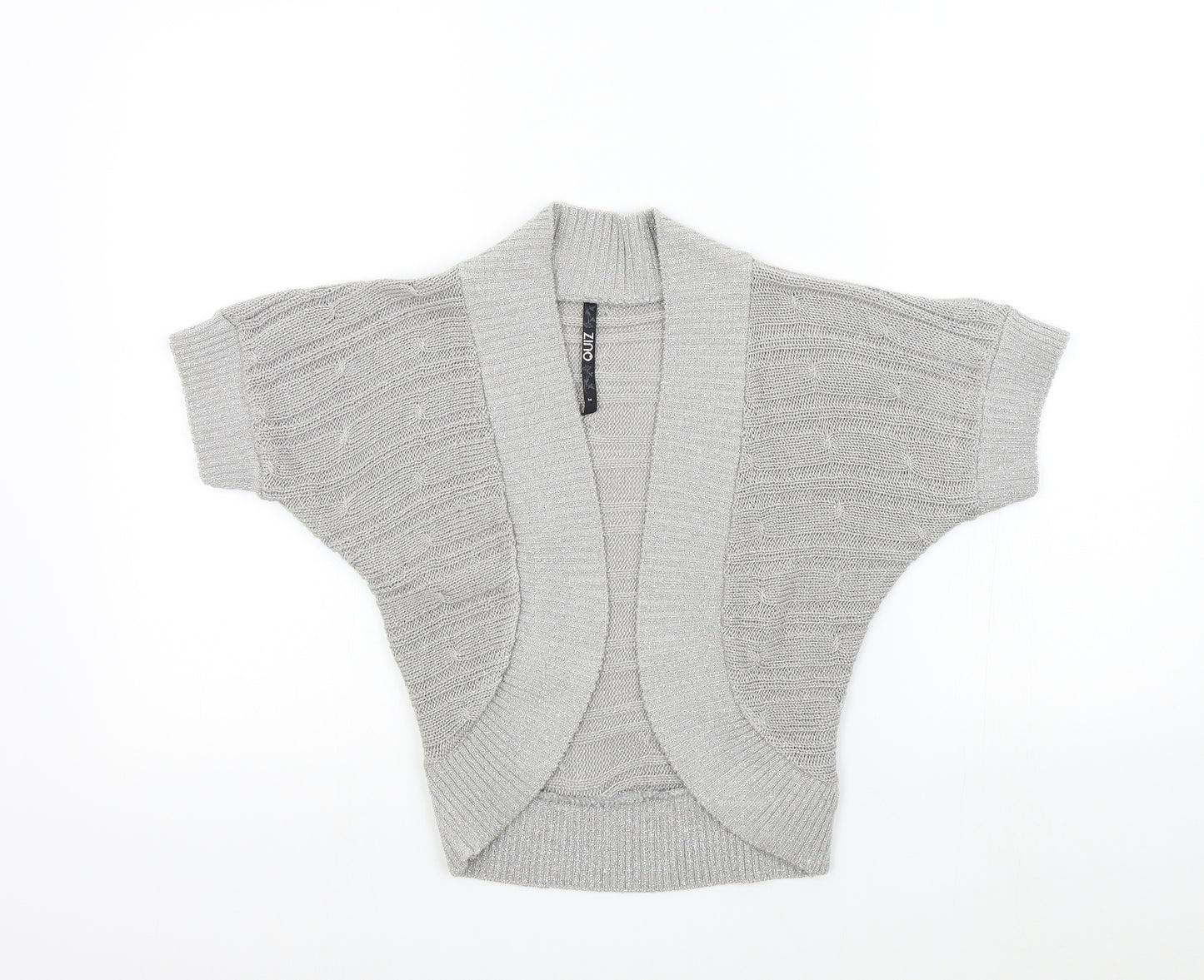 Quiz Womens Silver   Cardigan Jumper Size M