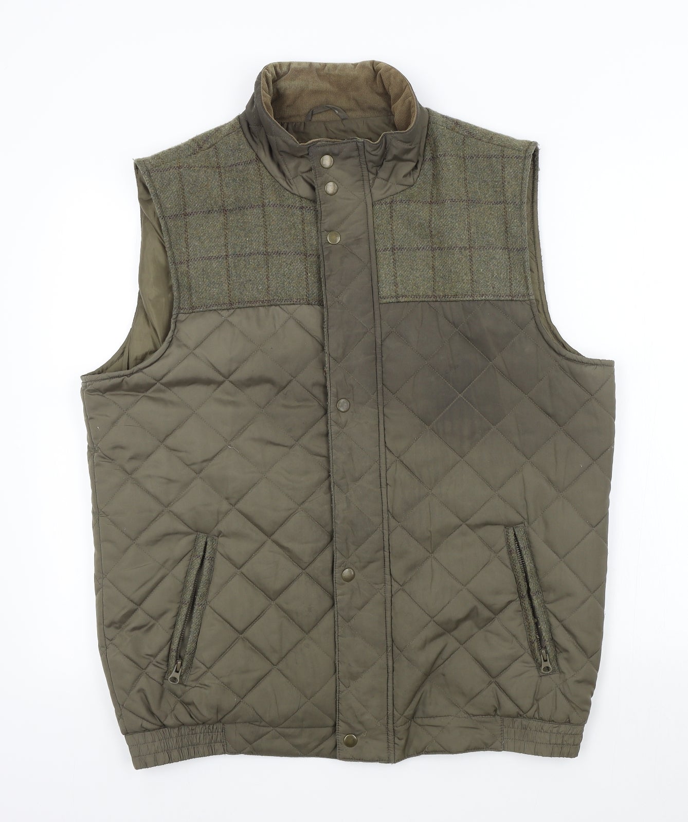 greenwoods Mens Brown   Jacket Waistcoat Size L