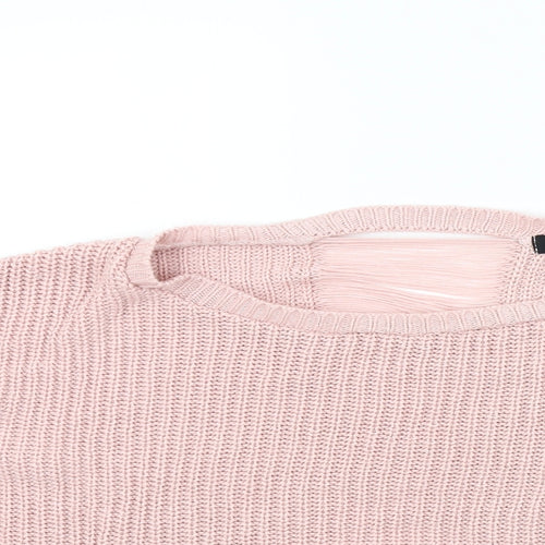 New Look Womens Pink   Pullover Jumper Size L