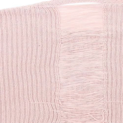 New Look Womens Pink   Pullover Jumper Size L