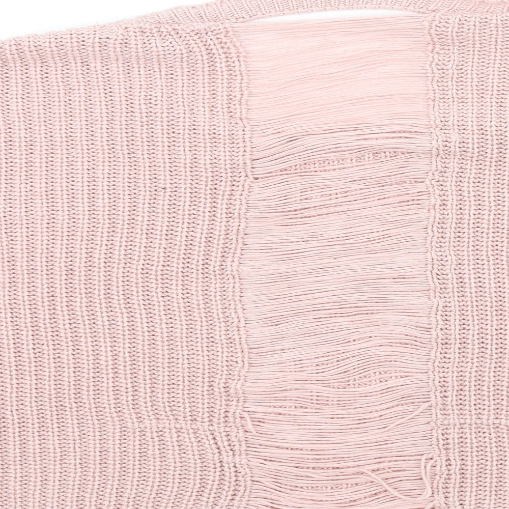 New Look Womens Pink   Pullover Jumper Size L