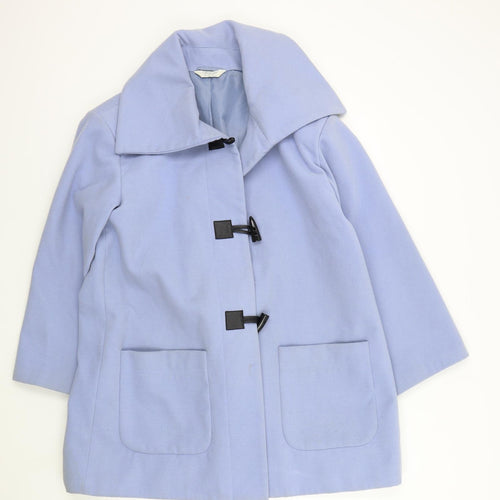 special collections Womens Blue   Overcoat Coat Size 14