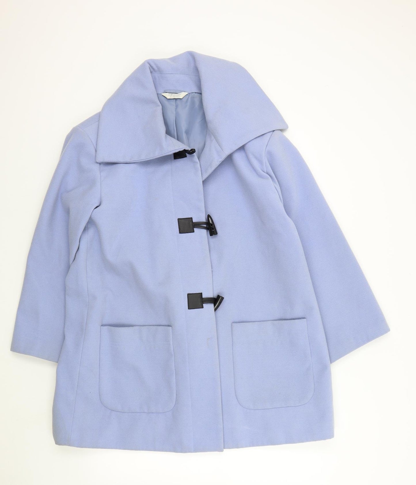special collections Womens Blue   Overcoat Coat Size 14