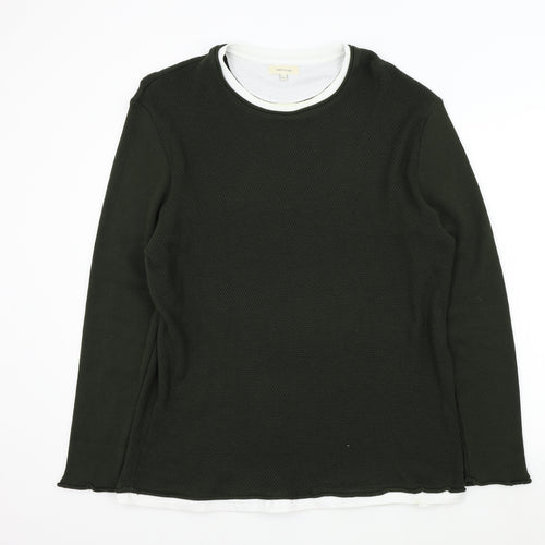 River Island Mens Green   Pullover Jumper Size 2XL