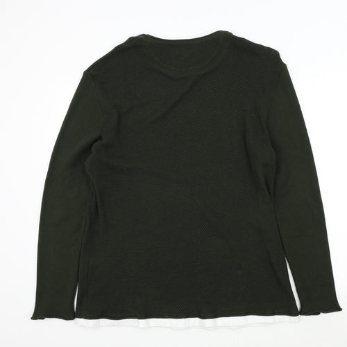 River Island Mens Green   Pullover Jumper Size 2XL