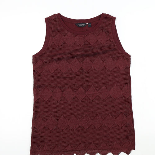 Dorothy Perkins Womens Red   Basic T-Shirt Size 12