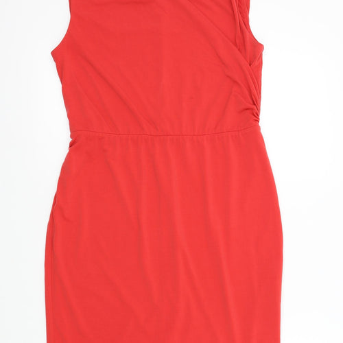 Coast Womens Orange Colourblock  A-Line  Size 12
