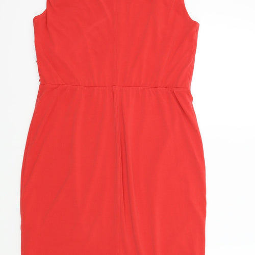 Coast Womens Orange Colourblock  A-Line  Size 12