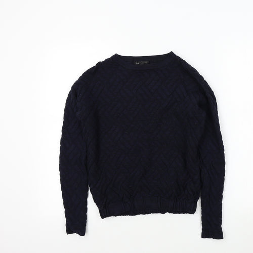 Mango Womens Blue   Pullover Jumper Size XS