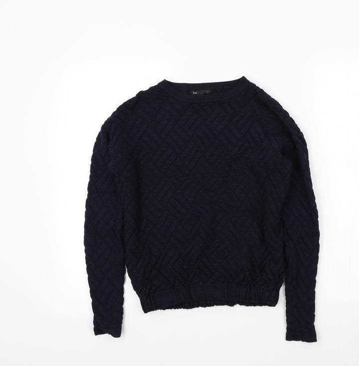 Mango Womens Blue   Pullover Jumper Size XS