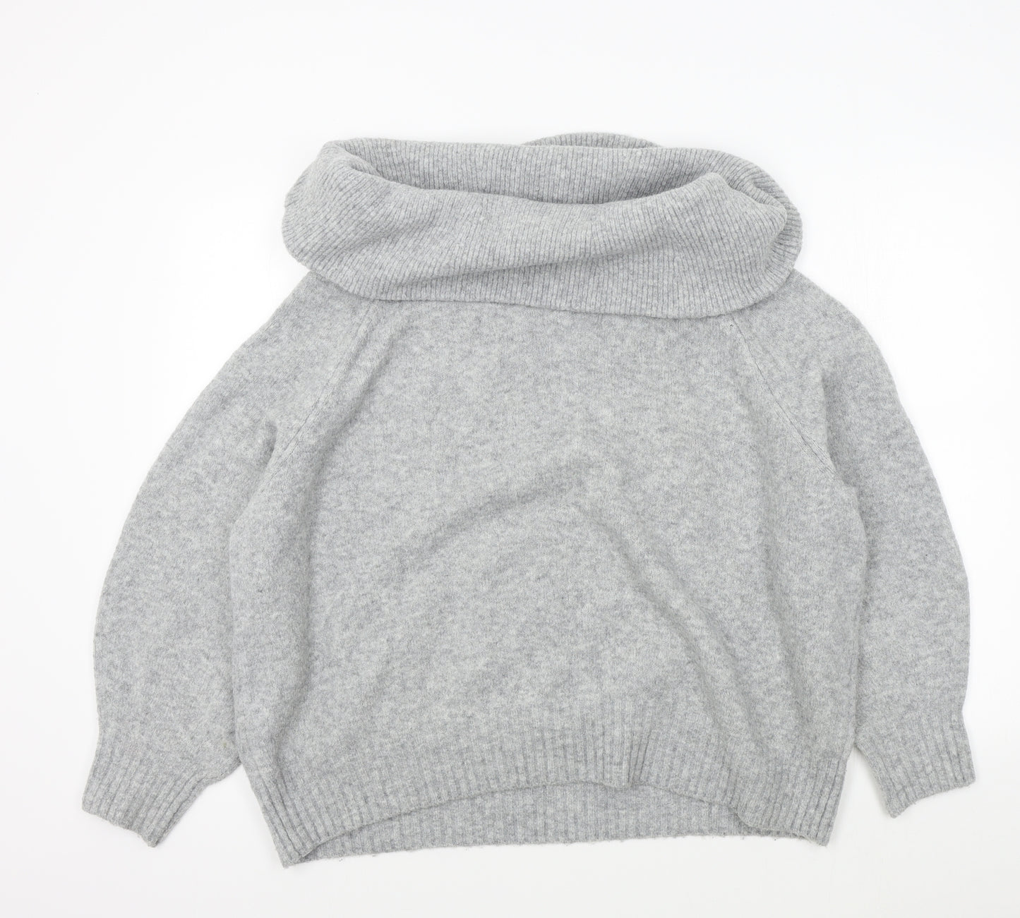 H&M Womens Grey   Pullover Jumper Size L