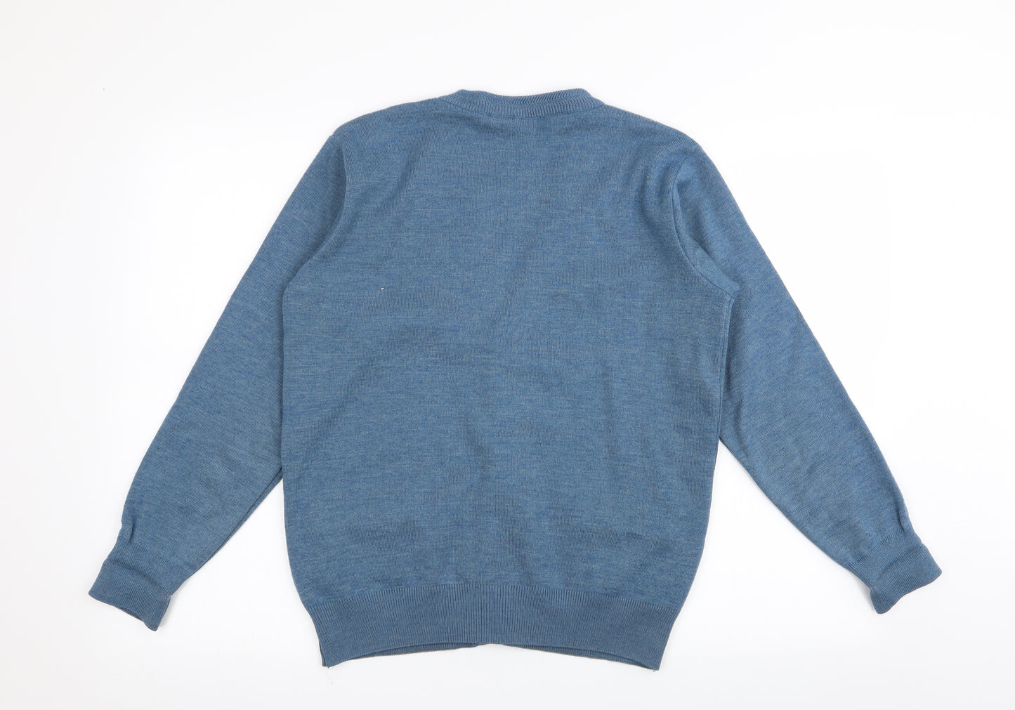 Franco Pouti Mens Blue   Cardigan Jumper Size S