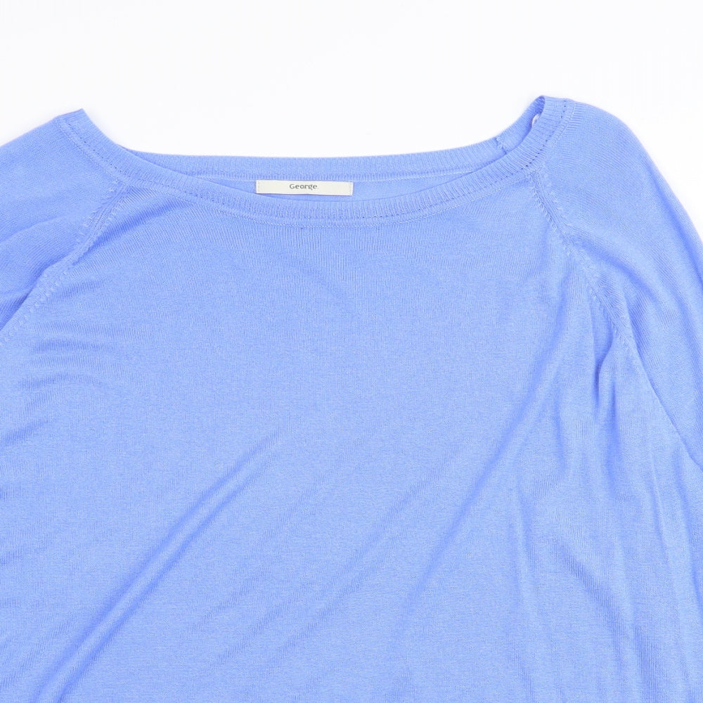 Asda George Womens Blue   Pullover Jumper Size 20