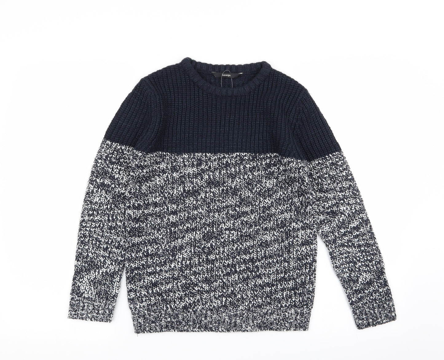 Asda George Boys Multicoloured   Pullover Jumper Size 9-10 Years