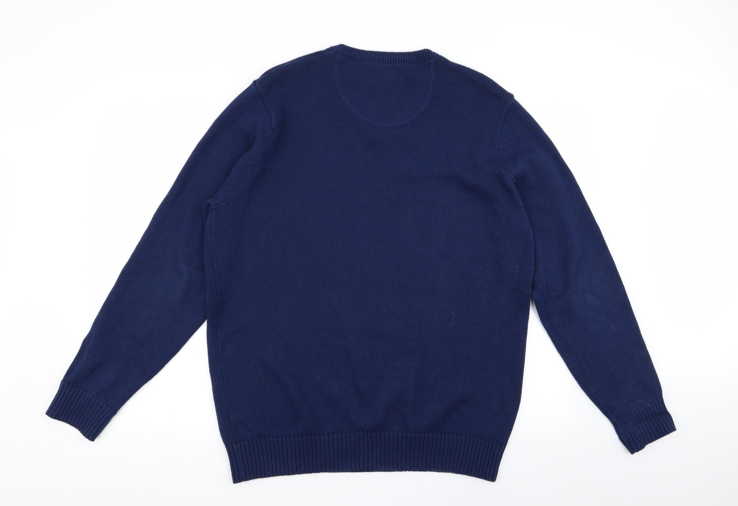 Maine Mens Blue   Pullover Jumper Size M