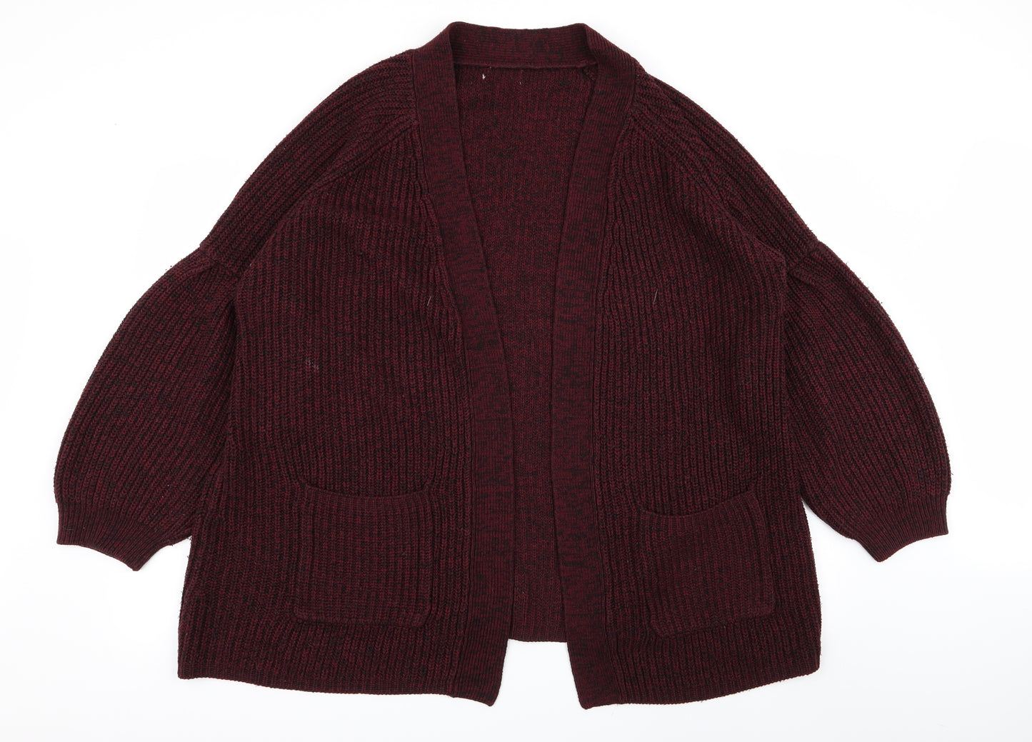 Matalan Womens Red   Cardigan Jumper Size L