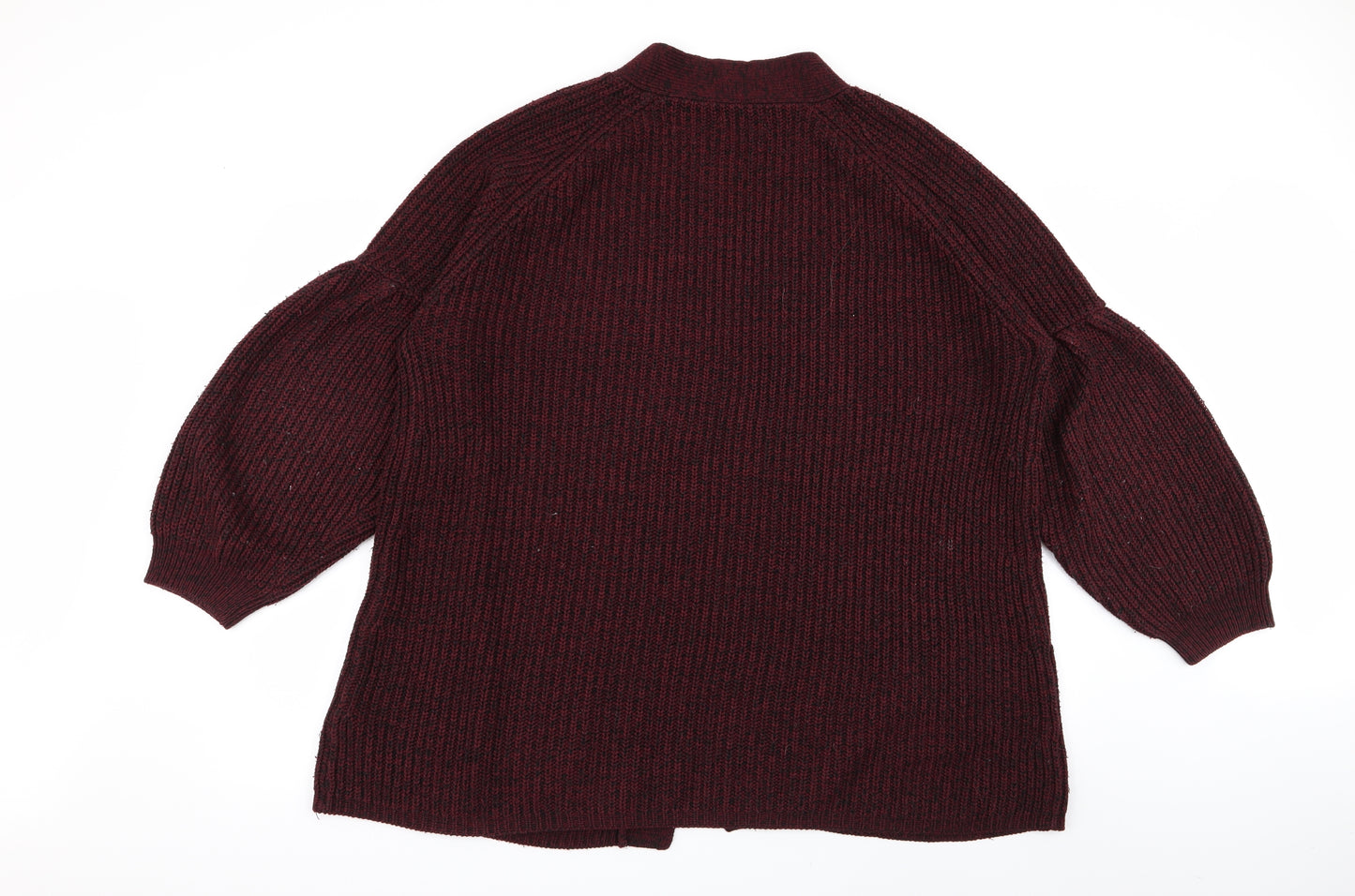 Matalan Womens Red   Cardigan Jumper Size L