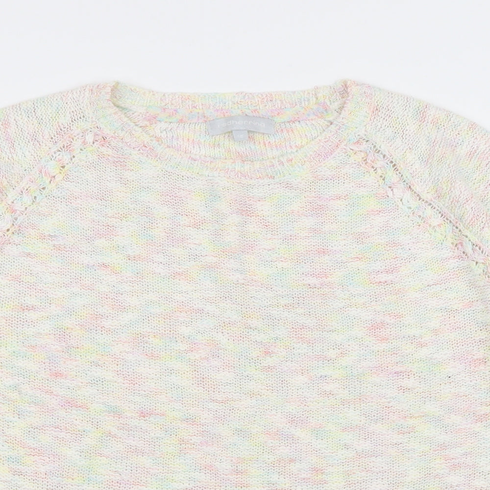 Red Herring Womens Multicoloured   Pullover Jumper Size 16