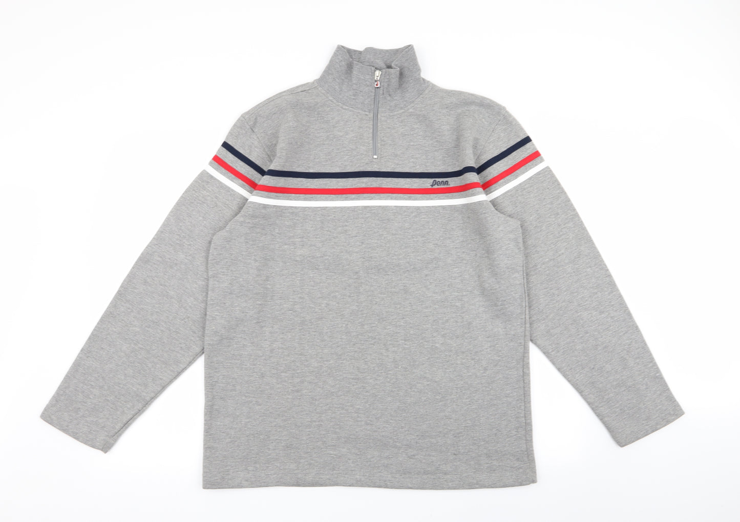 Penn Mens Grey   Pullover Jumper Size S