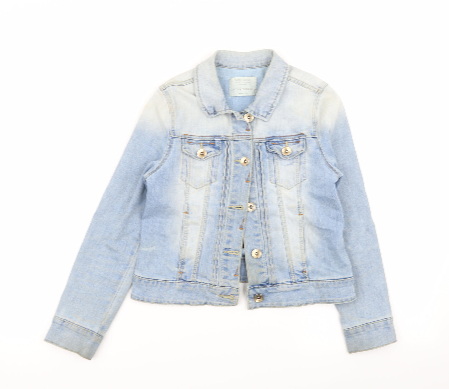 Zara Girls Blue   Jacket  Size 9-10 Years  - denim jacket