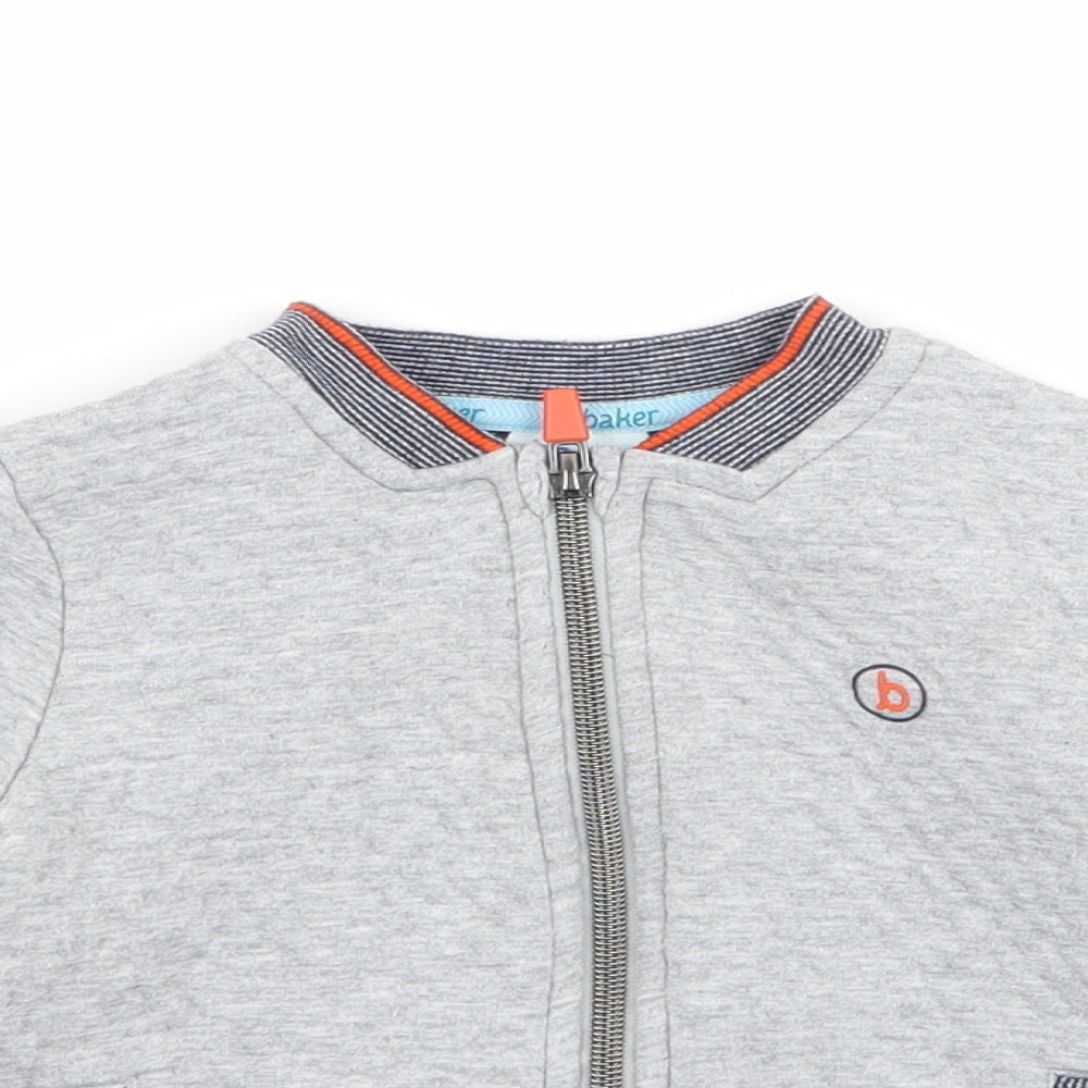Ted Baker Boys Grey   Full Zip Jumper Size 12-18 Months