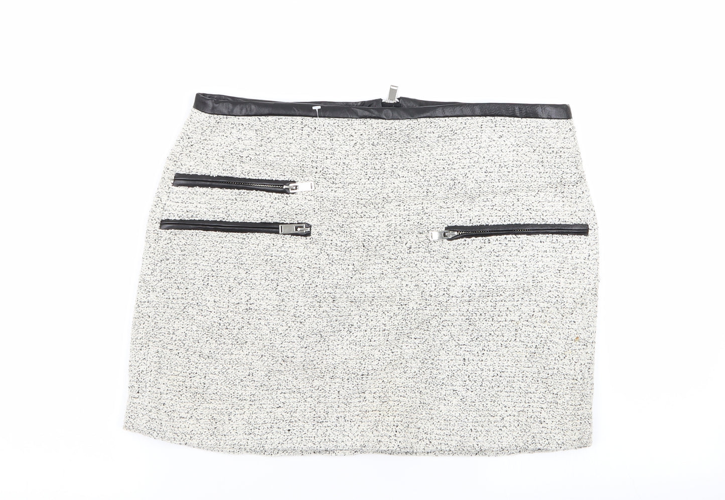 Zara Womens Beige   Mini Skirt Size M