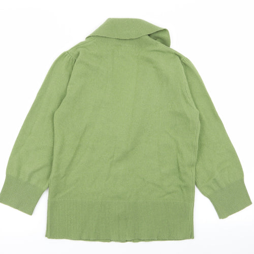 F&F Womens Green   Cardigan Jumper Size 10