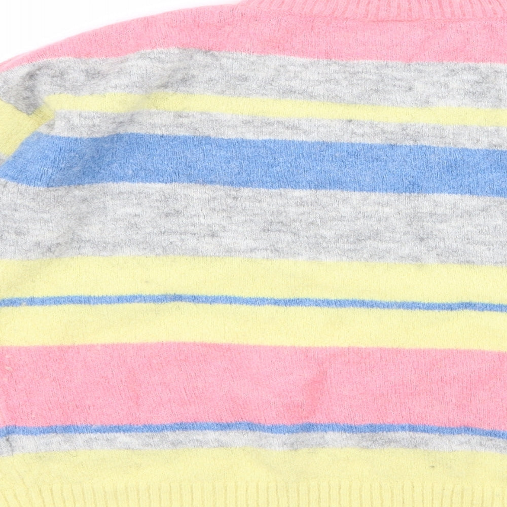 NEXT Womens Multicoloured Striped  Pullover Jumper Size 16