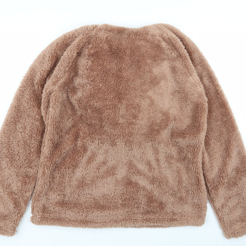 Asda George Womens Brown   Pullover Jumper Size 12  - lounge jumper