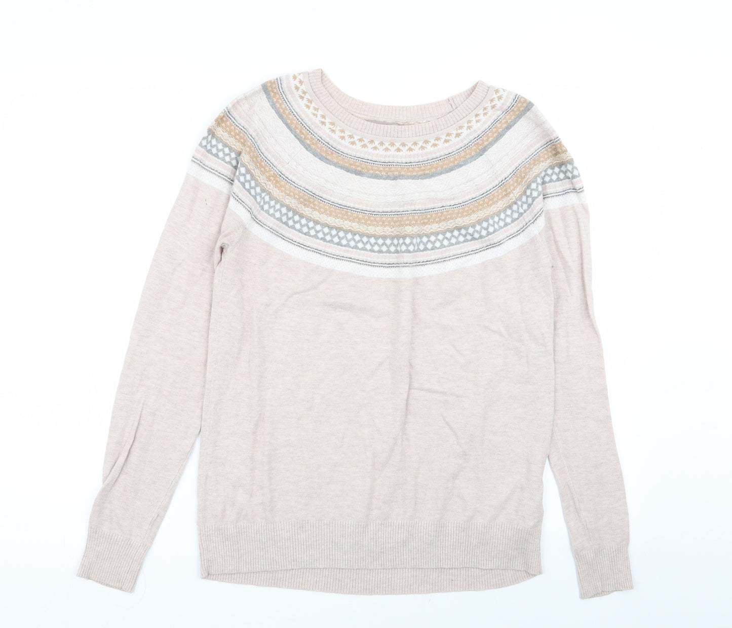 NEXT Womens Multicoloured Geometric  Pullover Jumper Size 12